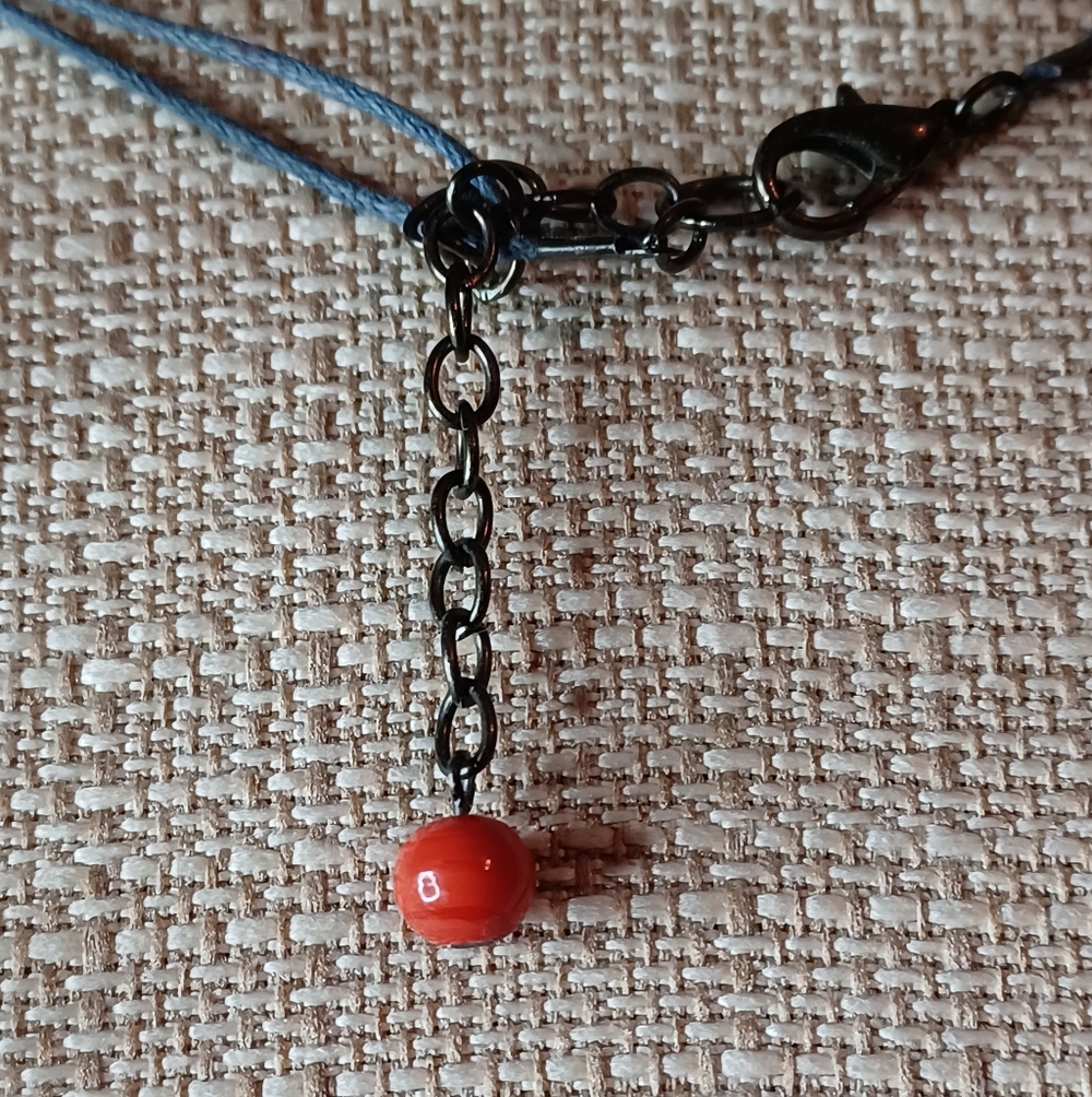 Multi-Strand Handmade Ceramic Bead Necklace ❤️💙💫 - Picture 6 of 6